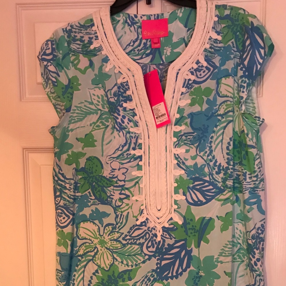 NWT Lilly Pulitzer Madia Tunic Dress Size L